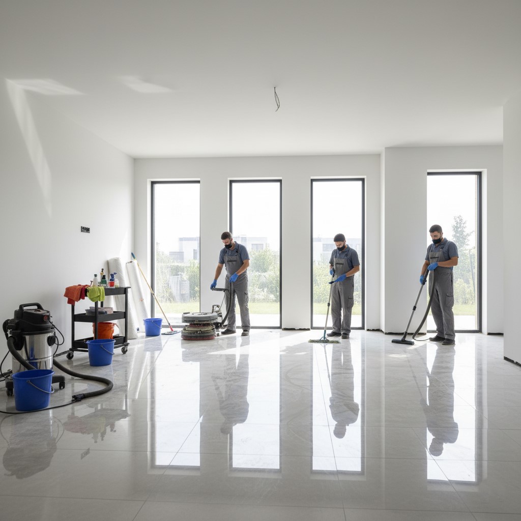 تنظيف المنازل بعد التشطيب